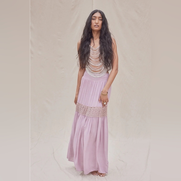 Jen's Pirate Booty Zenni Maxi Skirt in Amethyst Purple - Picture 5 of 12